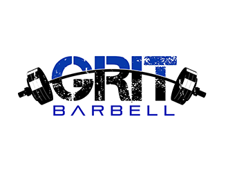 Grit Barbell logo design by 3Dlogos