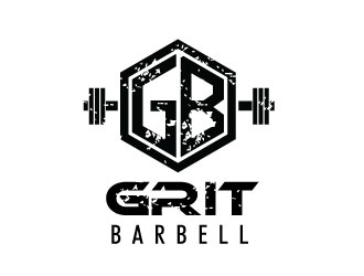 Grit Barbell logo design by harshikagraphics