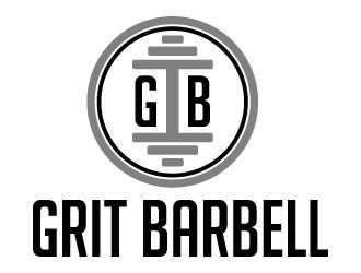 Grit Barbell logo design by Suvendu