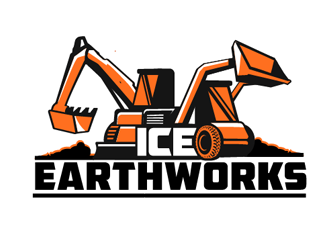 ICE EARTHWORKS logo design by megalogos