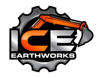 ICE EARTHWORKS logo design by daywalker