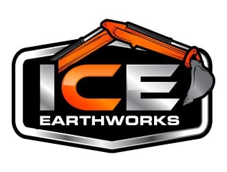 ICE EARTHWORKS logo design by daywalker