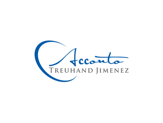 Acconto Treuhand Jimenez logo design by alby