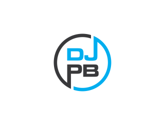 DJ PB logo design by ammad
