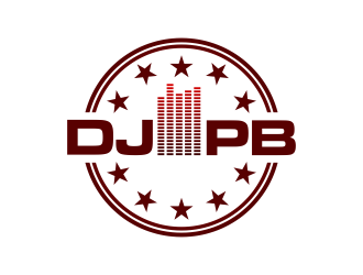 DJ PB logo design by BlessedArt