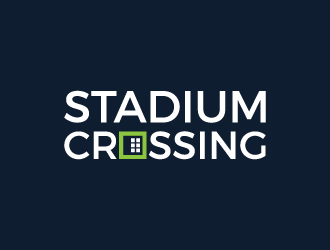 Stadium Crossing logo design by shadowfax