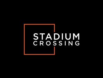 Stadium Crossing logo design by johana