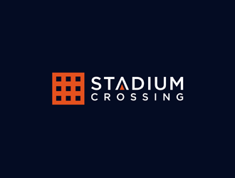 Stadium Crossing logo design by KQ5
