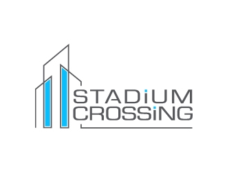 Stadium Crossing logo design by kgcreative