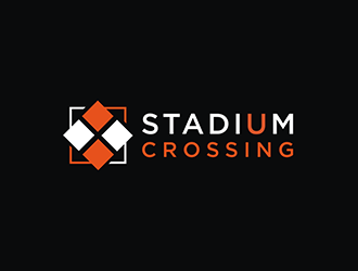 Stadium Crossing logo design by checx