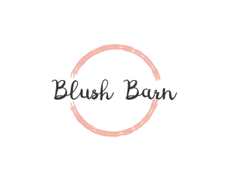 Blush Barn/ blush barn logo design by MDesign