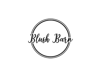 Blush Barn/ blush barn logo design by johana