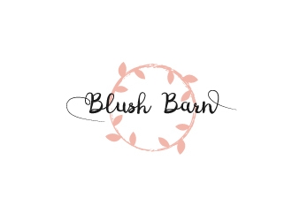 Blush Barn/ blush barn logo design by MDesign