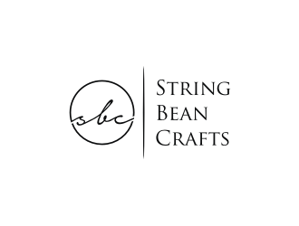 String Bean Crafts logo design by logitec