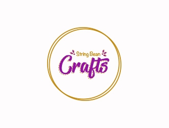 String Bean Crafts logo design by visuallogeek