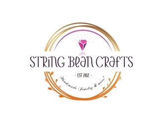 String Bean Crafts logo design by naldart