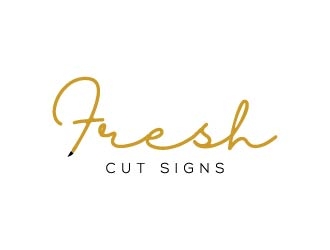 Fresh Cut Signs logo design by maserik