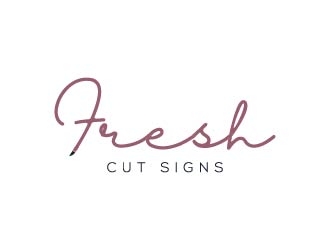Fresh Cut Signs logo design by maserik