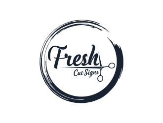 Fresh Cut Signs logo design by Shina