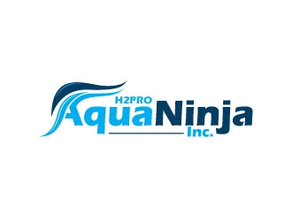 AquaNinja, Inc. logo design by uttam