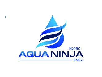AquaNinja, Inc. logo design by uttam