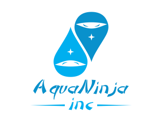 AquaNinja, Inc. logo design by hopee