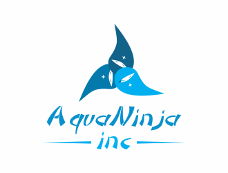 AquaNinja, Inc. logo design by hopee