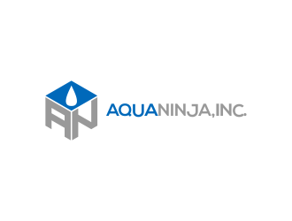 AquaNinja, Inc. logo design by MUNAROH