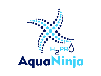 AquaNinja, Inc. logo design by cintoko