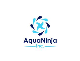 AquaNinja, Inc. logo design by ohtani15