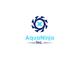 AquaNinja, Inc. logo design by ohtani15