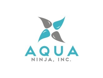 AquaNinja, Inc. logo design by EkoBooM