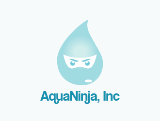 AquaNinja, Inc. logo design by czars