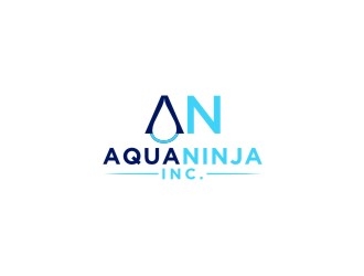 AquaNinja, Inc. logo design by bricton