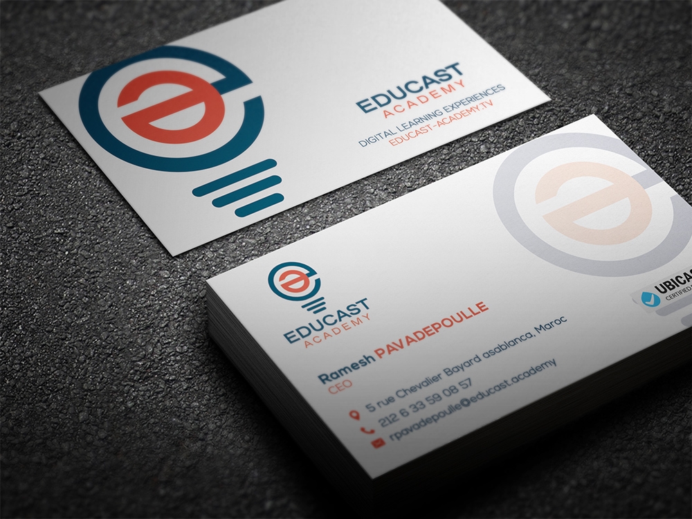 Educast Academy logo design by aamir
