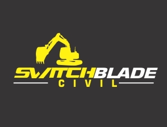 Switchblade civil logo design by Day2DayDesigns