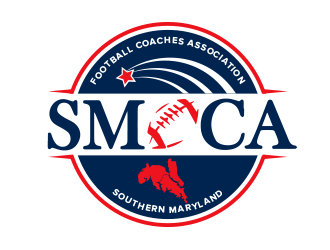 Southern Maryland Football Coaches Association logo design by BeDesign
