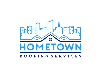Hometown Roofing Services  logo design by yogilegi