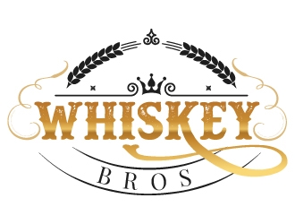 Whiskey Bros logo design by fawadyk