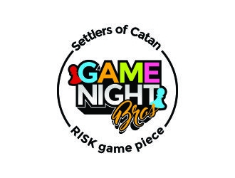 Game Night Bros logo design by naldart