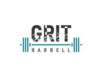 Grit Barbell logo design by yogilegi
