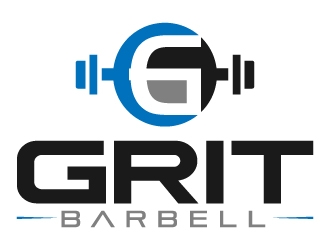 Grit Barbell logo design by fawadyk