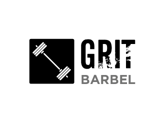 Grit Barbell logo design by cybil