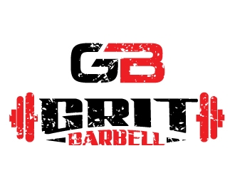 Grit Barbell logo design by Upoops