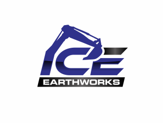 ICE EARTHWORKS logo design by kimora
