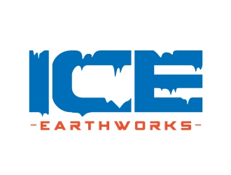 ICE EARTHWORKS logo design by Wanddesign