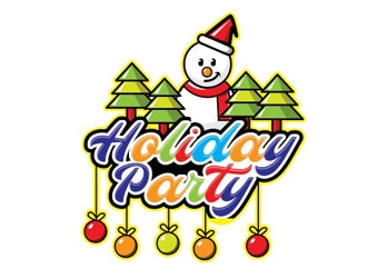 Holiday Party logo design by shere