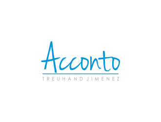 Acconto Treuhand Jimenez logo design by done