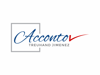 Acconto Treuhand Jimenez logo design by mutafailan