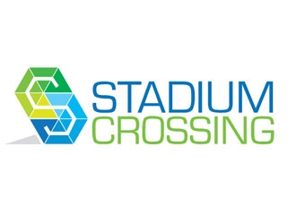 Stadium Crossing logo design by shere